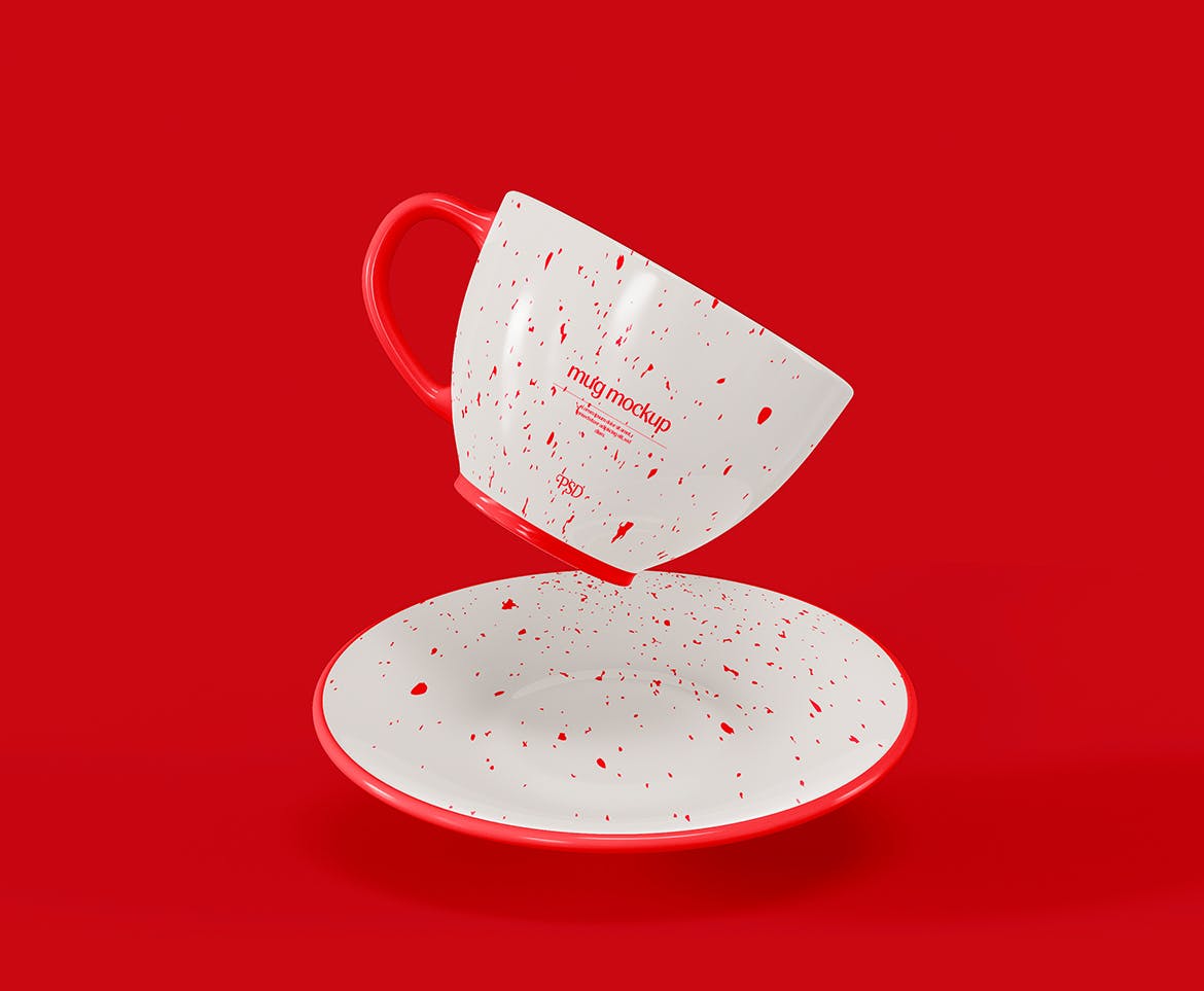 陶瓷咖啡马克杯杯身设计样机模板v6 Ceramic Mugs Mockup 样机素材 第3张
