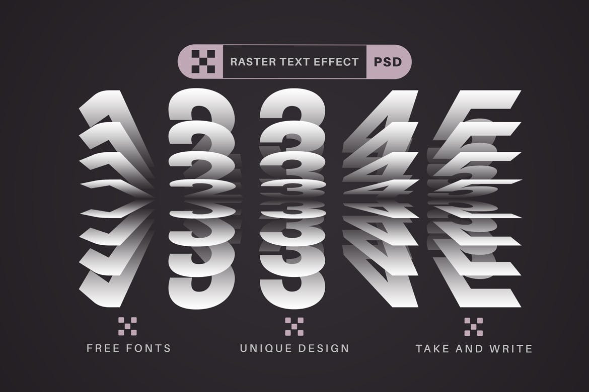 堆叠纸张文字效果字体样式 Paper Rustle – Editable Text Effect, Font Style 插件预设 第6张