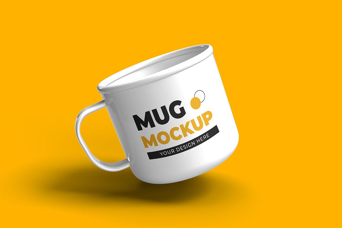 金属水杯外观设计样机图 Metal Mug Mock-up 样机素材 第2张