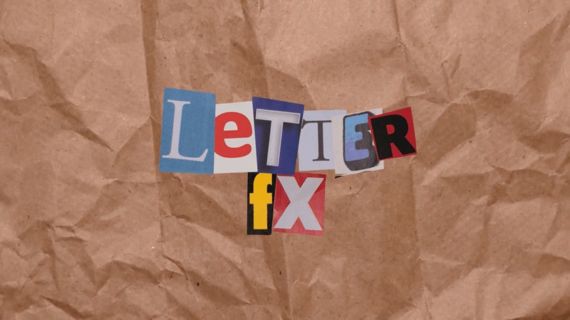Cinepacks 复古多彩定格手工剪切动画剪纸拼贴艺术风格字母符号PNG+视频素材 Letter FX 影视音频 第10张