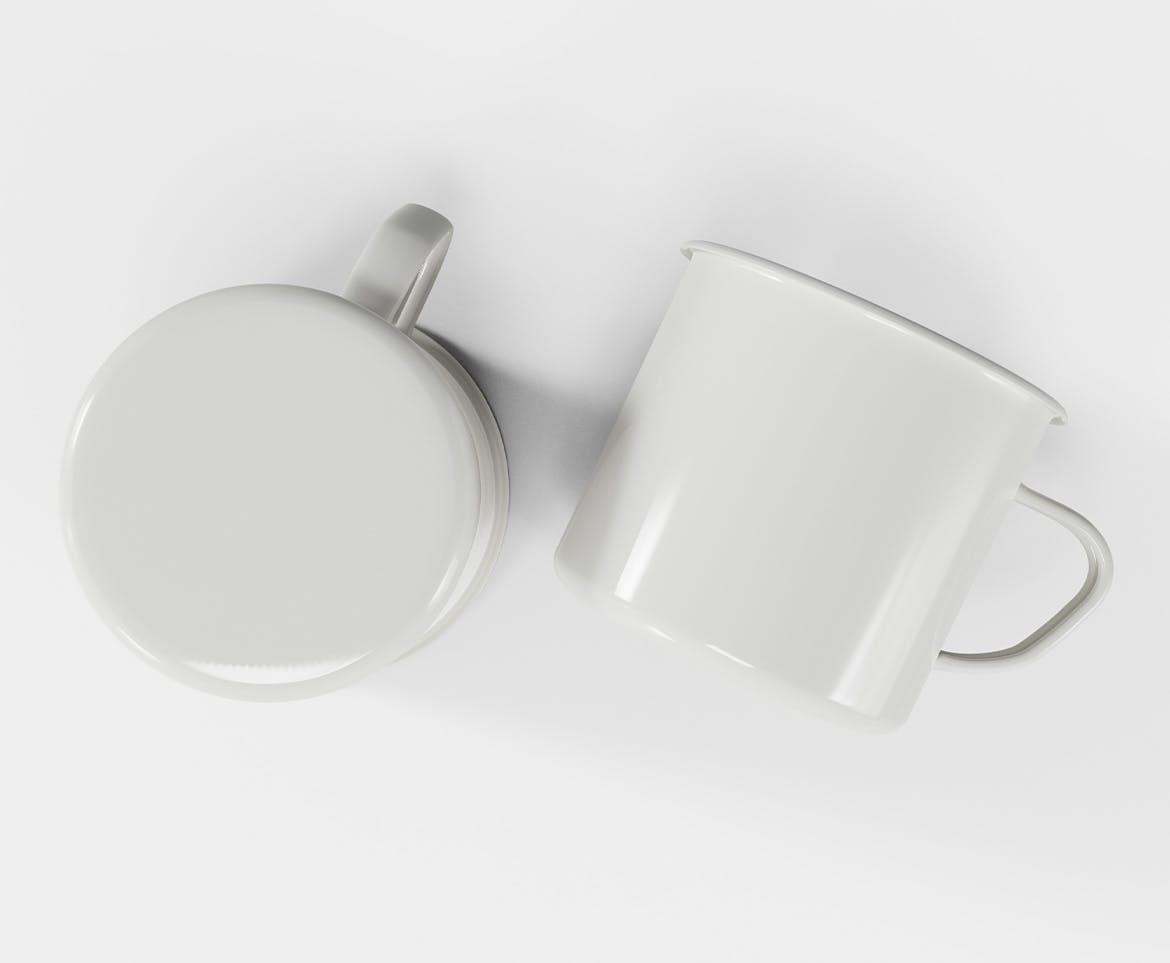 陶瓷咖啡马克杯杯身设计样机模板v2 Ceramic Mugs Mockup 样机素材 第3张