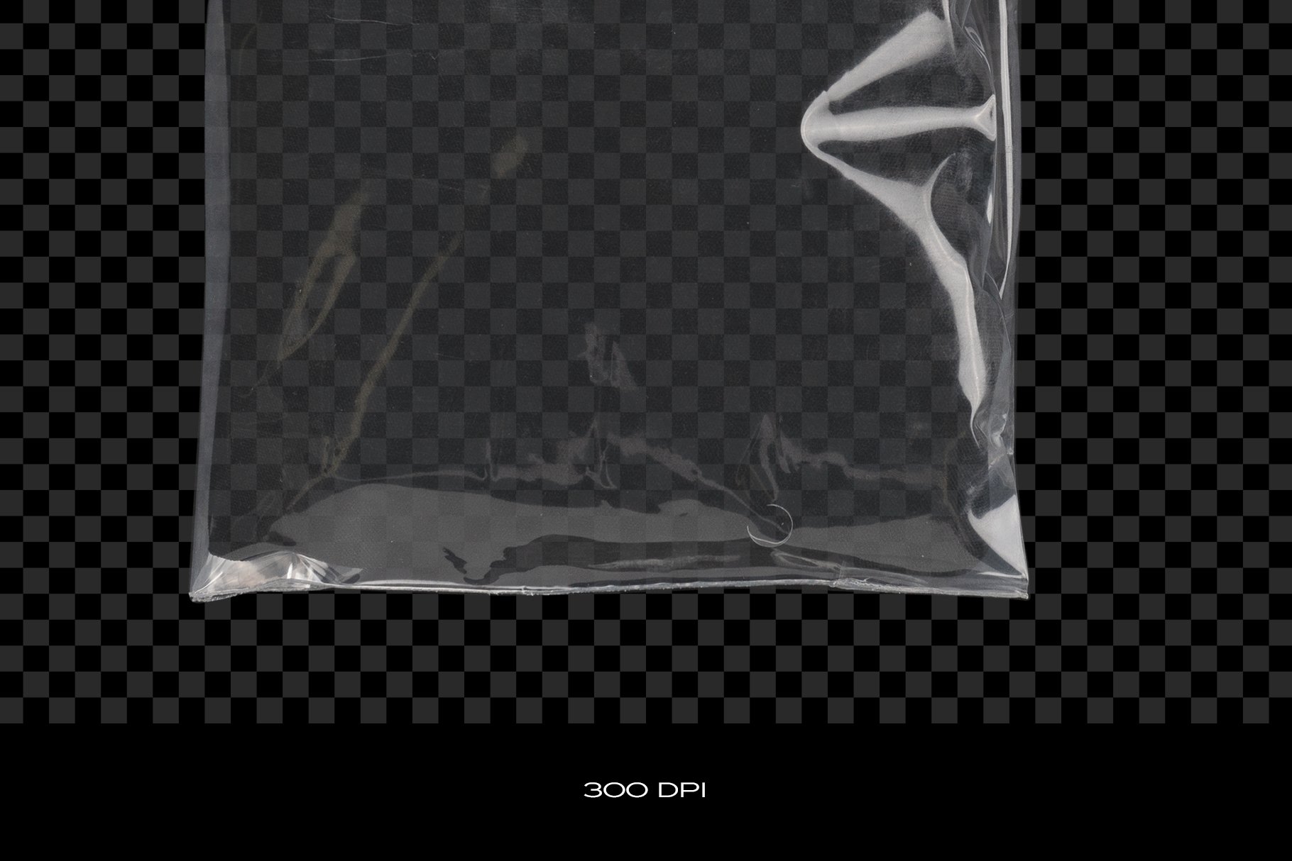 138个高分辨率真实模拟塑料包装保鲜膜玻璃纸真空气泡包装PNG素材 图片素材 第9张