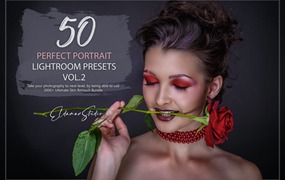 50个人物肖像照片后期修图LR预设v2 50 Perfect Portrait Lightroom Presets – Vol. 2