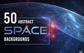 50个抽象银河空间背景素材v1 50 Abstract Space Backgrounds – Vol. 1