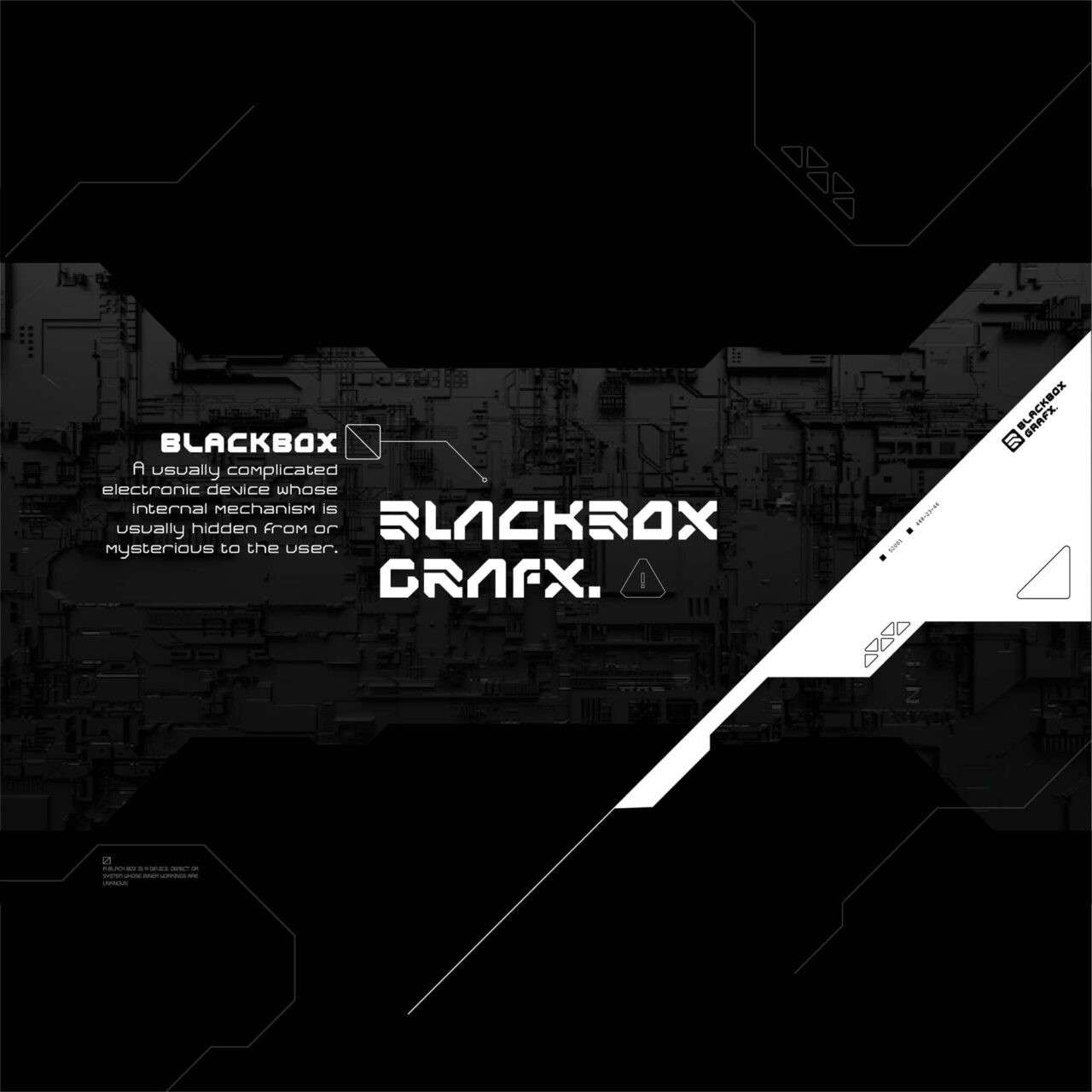 Blackbox赛博科幻英文字体 设计素材 第6张