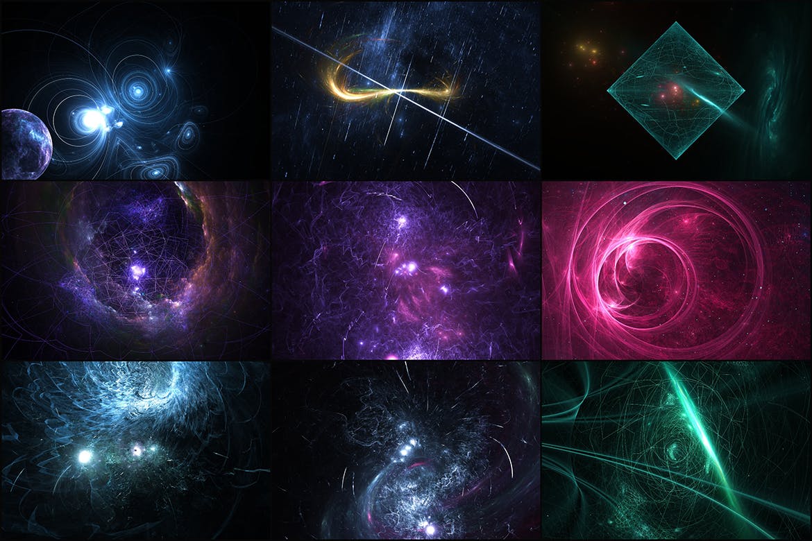 50个抽象银河空间背景素材v1 50 Abstract Space Backgrounds – Vol. 1 图片素材 第2张