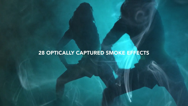 Cinepacks 28个高质量光学捕获烟雾效果黑色背景视频素材 影视音频 第4张