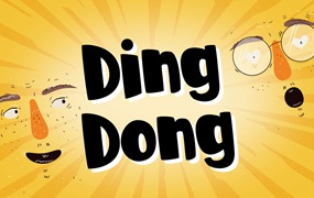 卡通漫画无衬线字体素材 Ding Dong – Comic Display Font