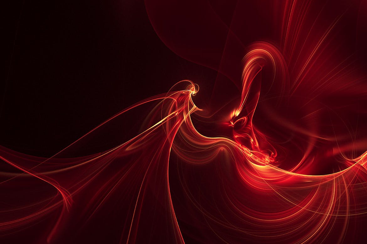 火焰波浪线条背景 Flaming Waves Backgrounds 图片素材 第3张