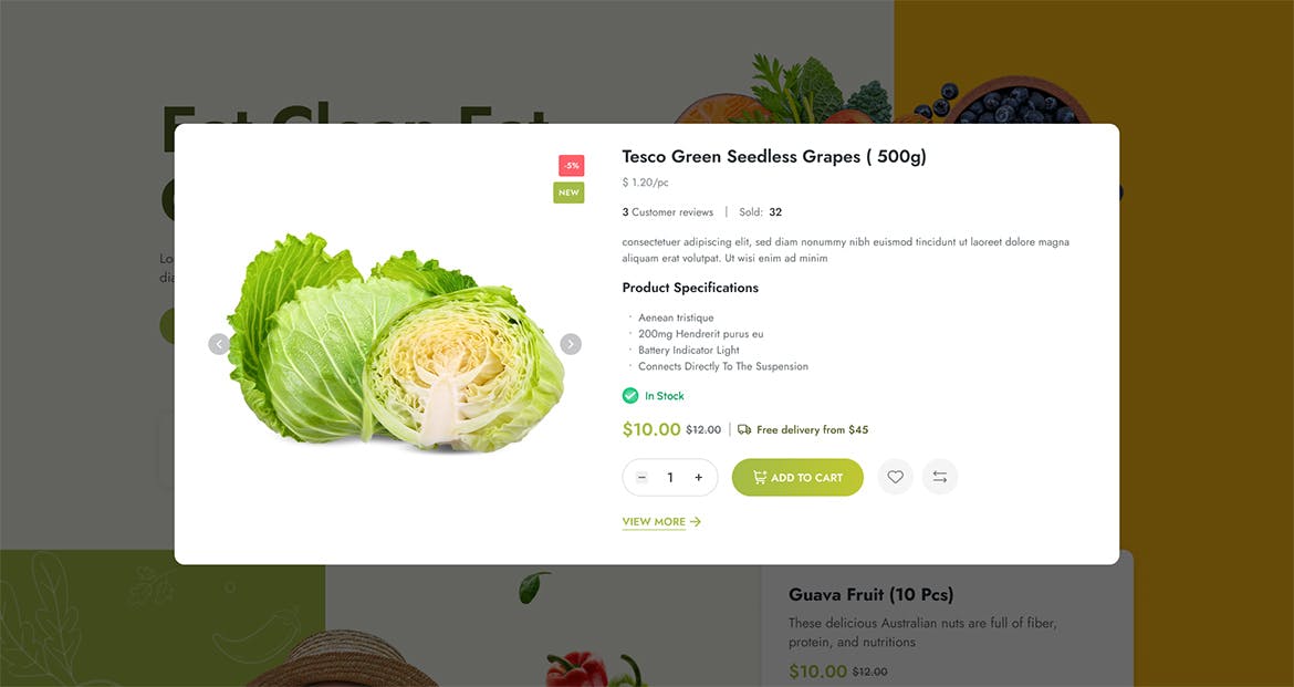 有机商店电子商务网站布局UI设计fig模板 EcoSen – Organic Store eCommerce Figma Template APP UI 第8张