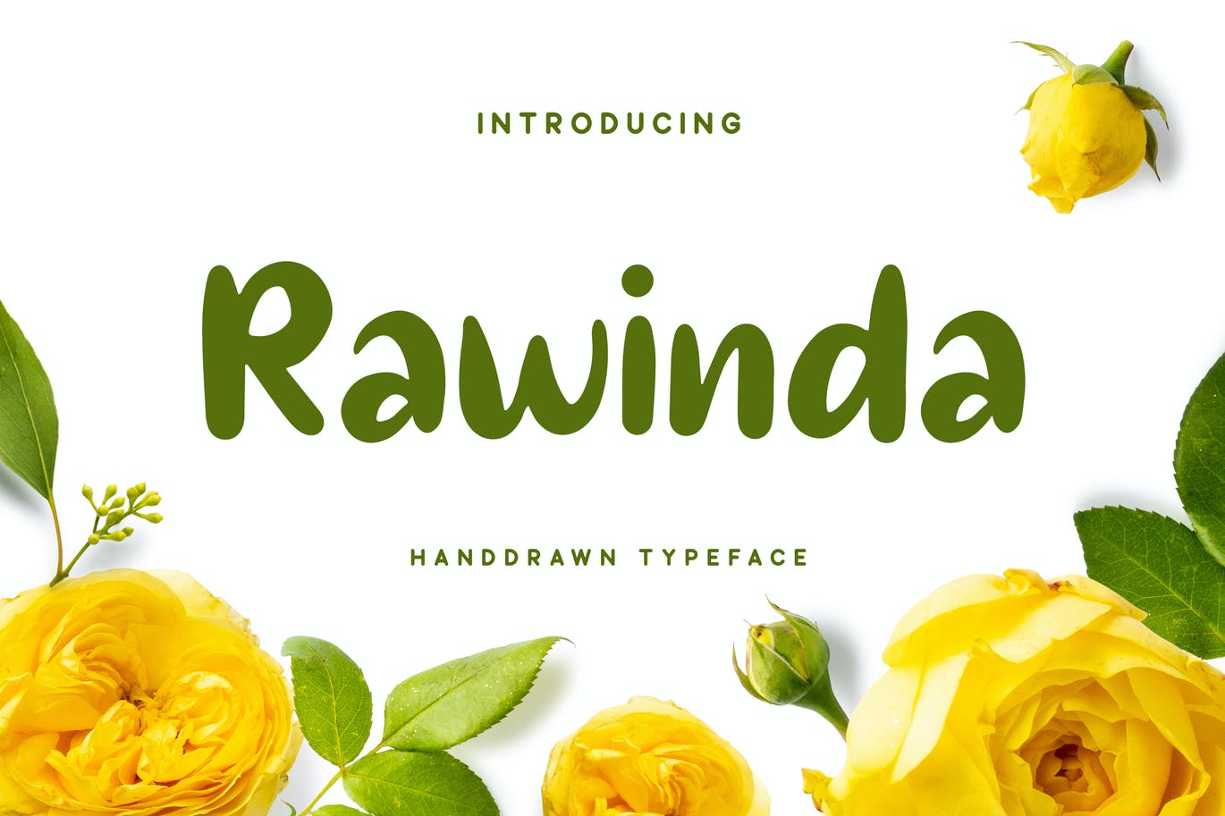 现代甜美手写字体素材 Rawinda Font 设计素材 第1张