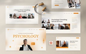 心理学咨询PPT创意模板 Zenpsych – Psychology Consulting Powerpoint