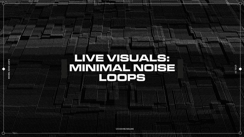 44个酒吧夜场新潮迷幻感抽象噪点VJ纹理无缝循环视频素材 Steven Mcfarlane Minimal Noise Loops 影视音频 第2张