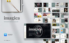 摄影业务Keynote幻灯片演示模板 Imagica – Photography Keynote Template