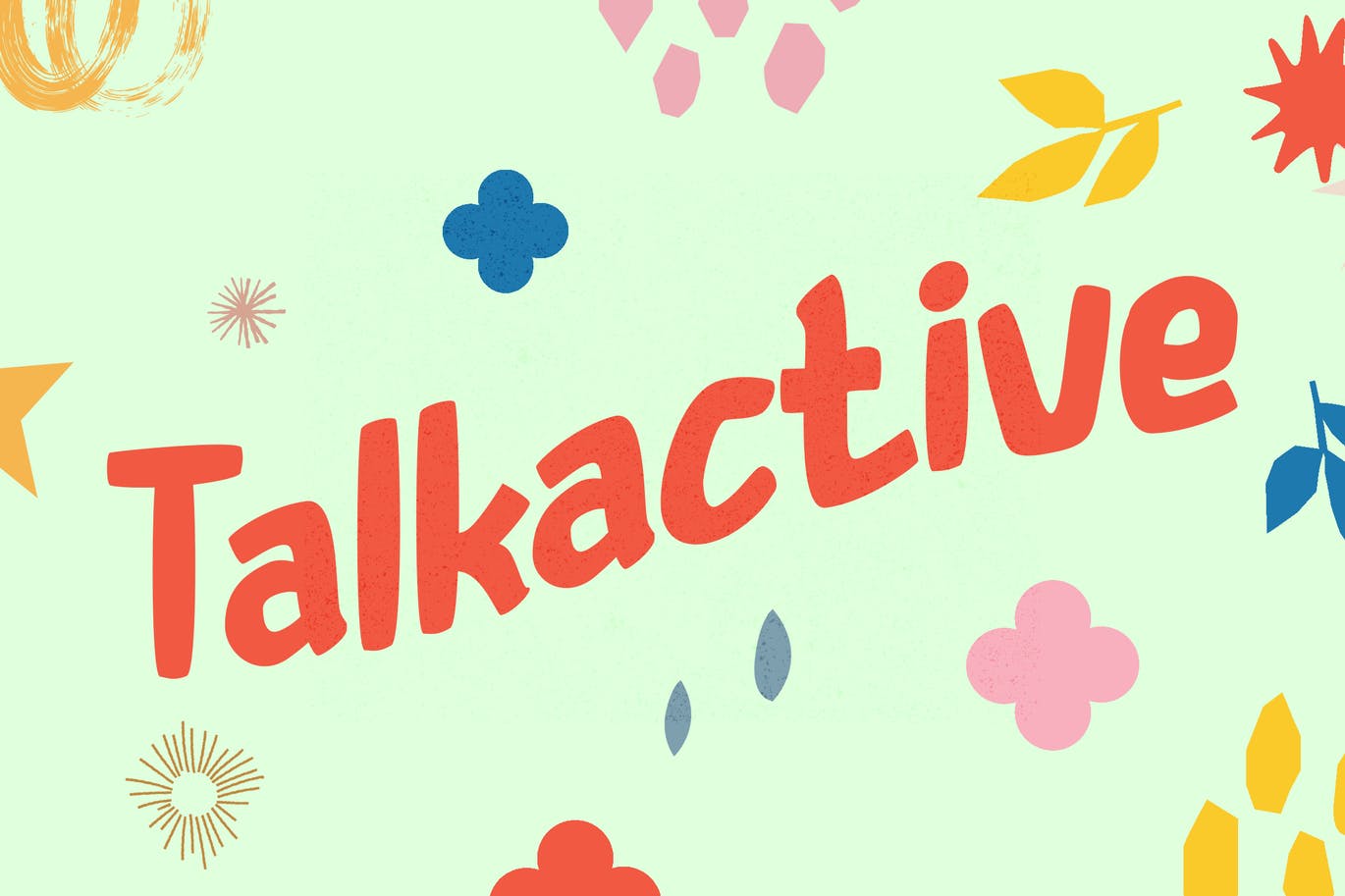 儿童项目用途无衬线字体素材 Talkactive – Kids Font 设计素材 第1张