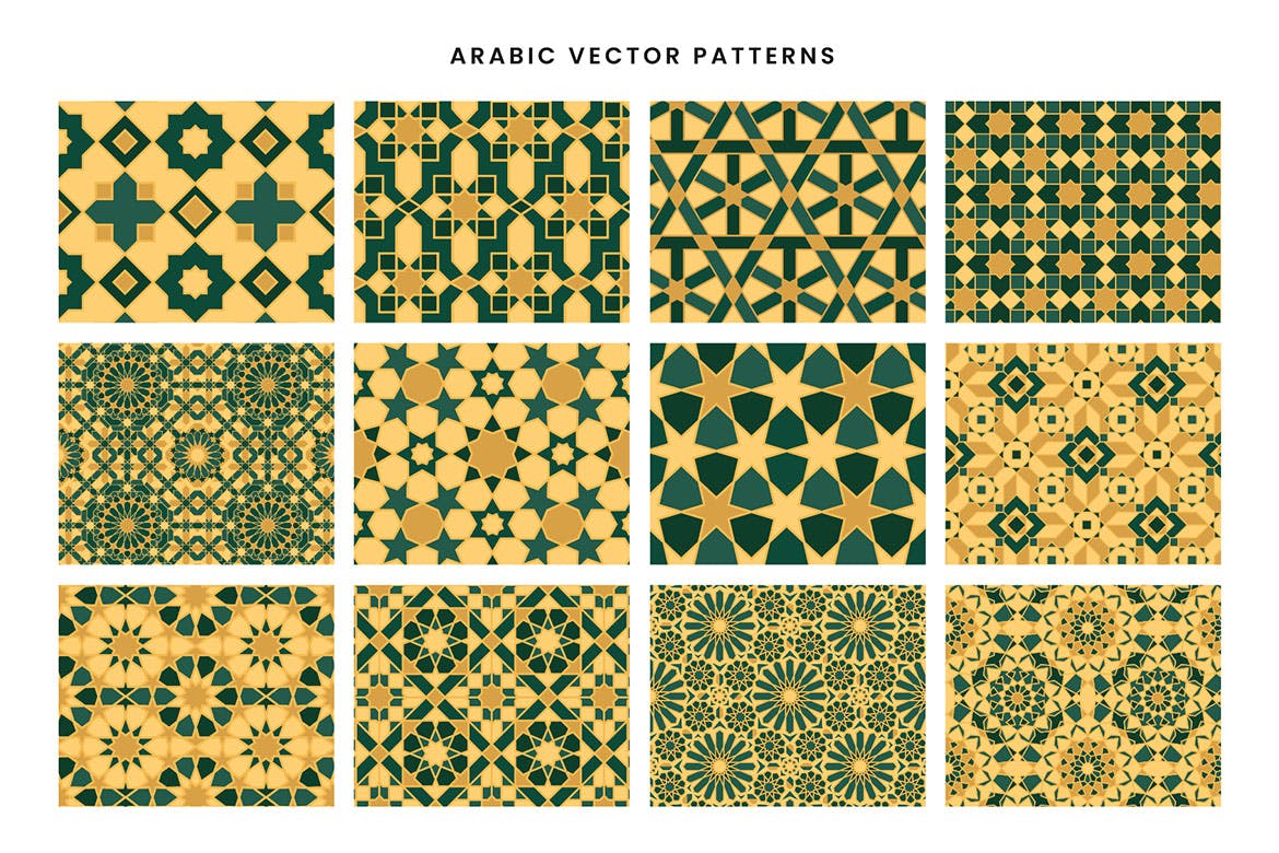 阿拉伯几何作品图案 Arabic Patterns 图片素材 第3张