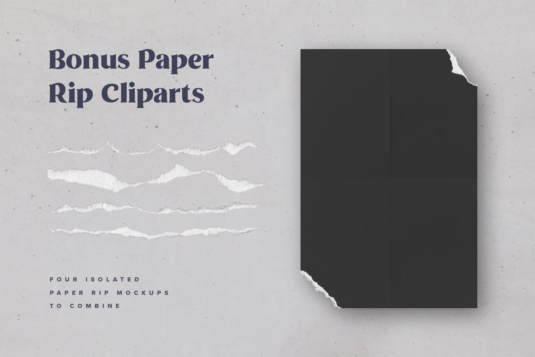 折叠纸张纹理包 Folded Paper Textures Pack 图片素材 第5张