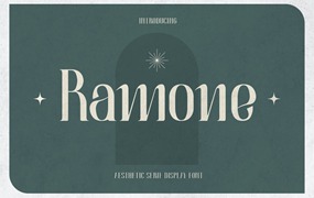 美学衬线字体素材 Ramone Aesthetic Serif Font