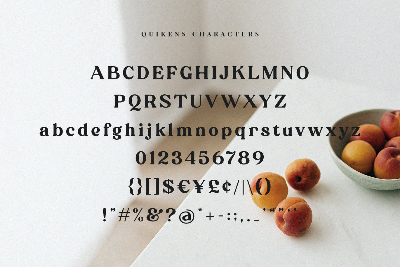 现代复古衬线字体素材 Quikens – Modern Retro Serif 设计素材 第5张