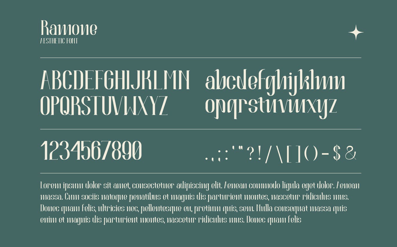 美学衬线字体素材 Ramone Aesthetic Serif Font APP UI 第4张