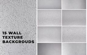 15个混凝土Grunge墙纹理背景 15 Concrete Grunge Wall Texture Background