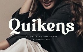 现代复古衬线字体素材 Quikens – Modern Retro Serif