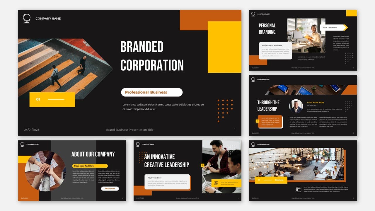 品牌公司业务Google幻灯片模板下载 Brand Corporation – Company Business Google Slides 幻灯图表 第5张