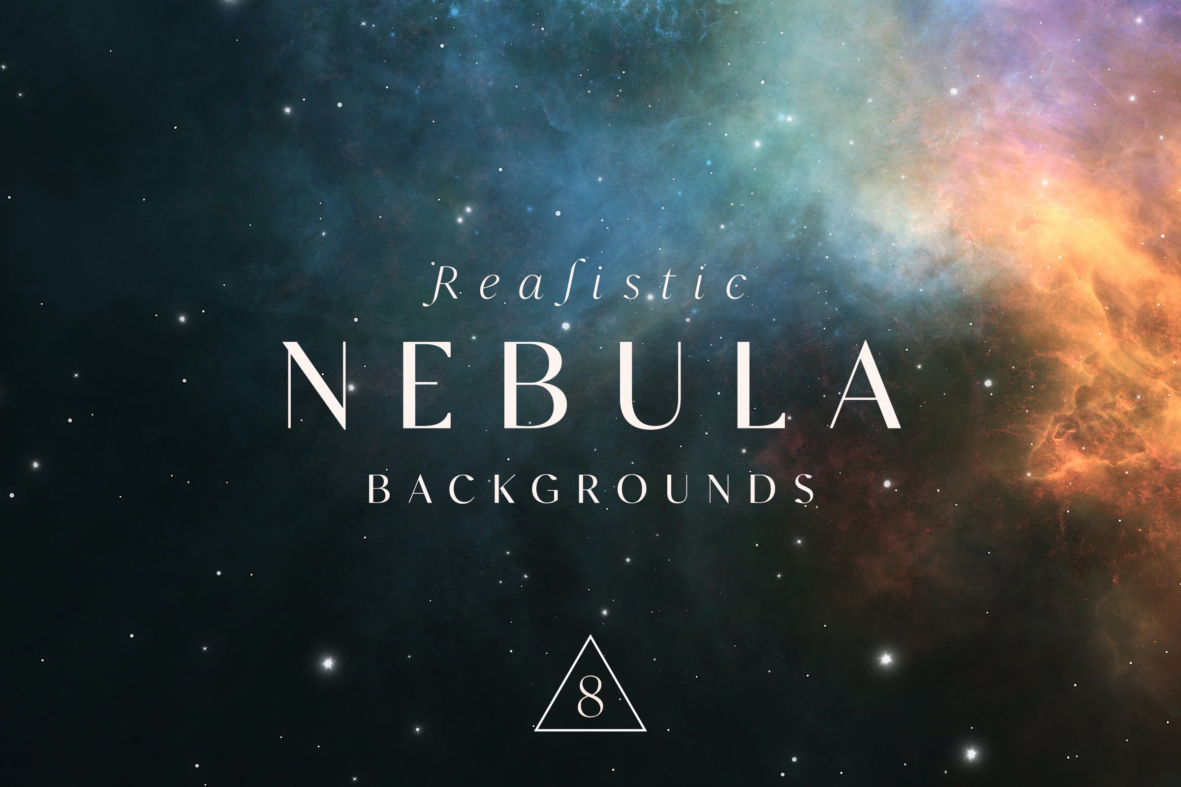 逼真星云太空背景 Realistic Nebula Backgrounds 图片素材 第1张