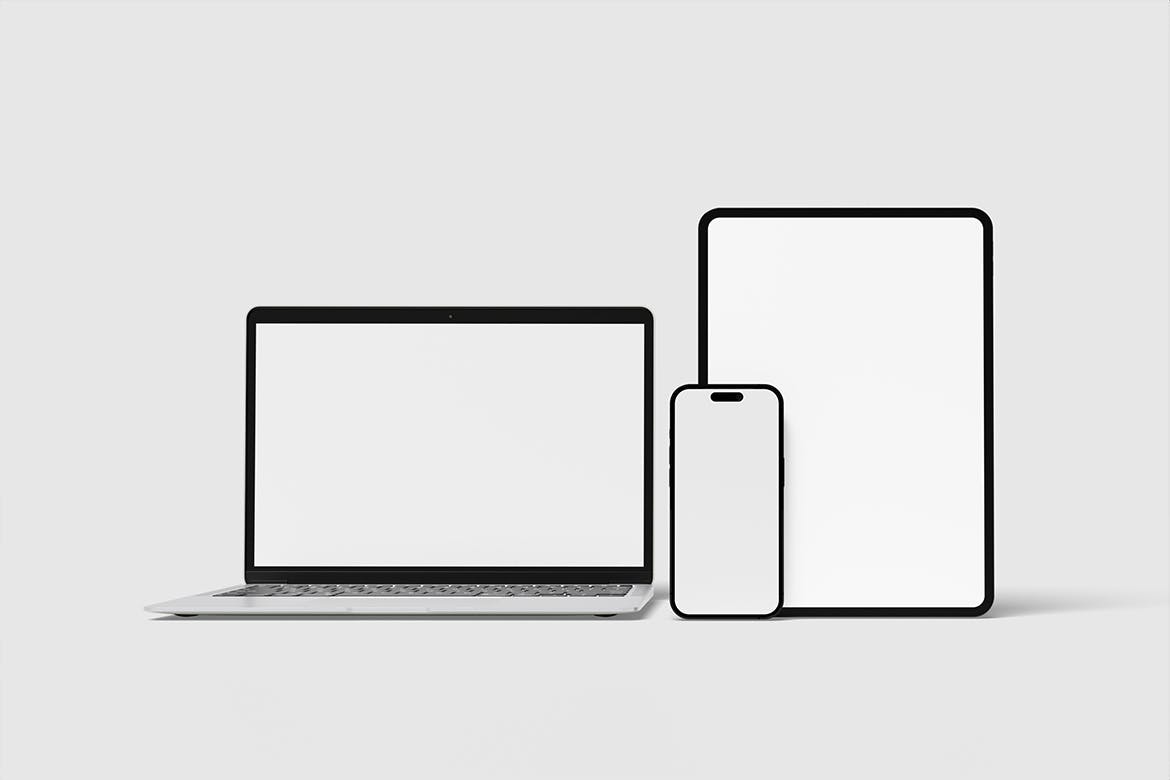 多尺寸苹果设备屏幕样机图psd模板v3 Multi Devices Mockup 样机素材 第2张