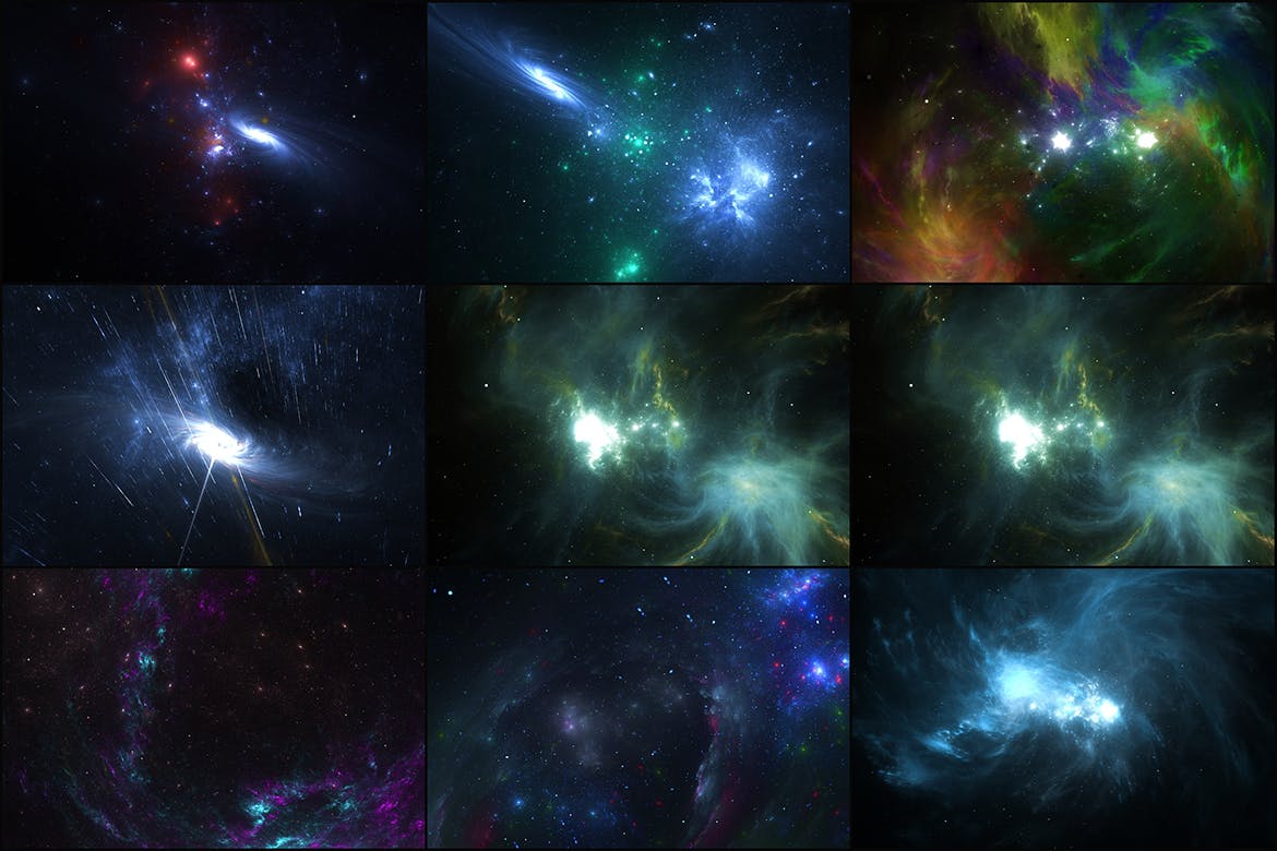 50个深空太空背景素材v1 50 Deep Space Backgrounds – Vol. 1 图片素材 第2张
