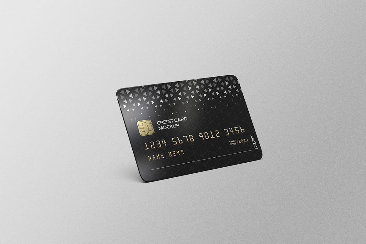 信用卡展示效果图样机psd模板 Credit Card Mockups 样机素材 第7张