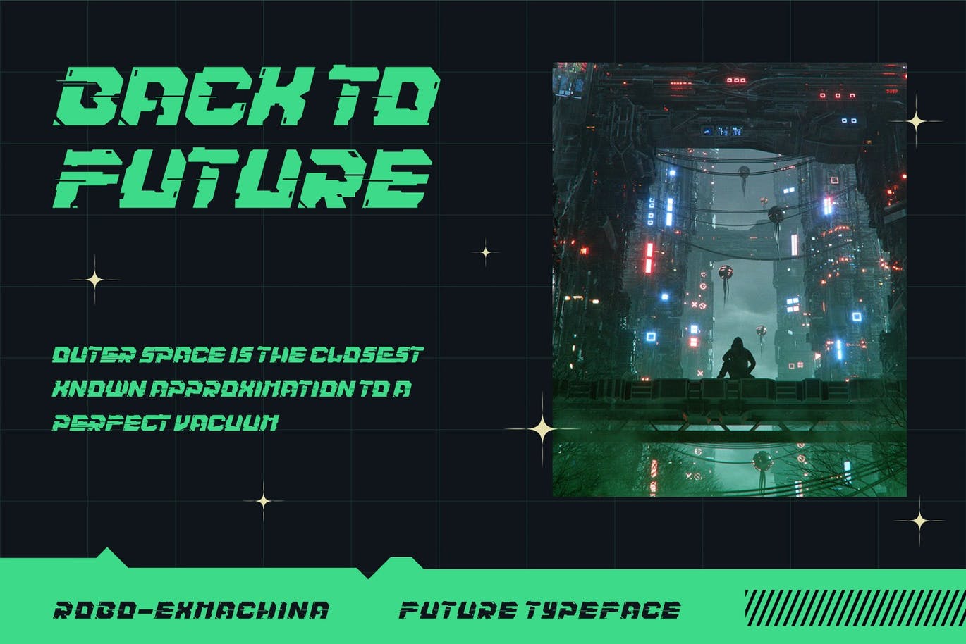 未来赛博朋克风字体素材 Cybergrose – Cyberpunk Display Font 设计素材 第12张