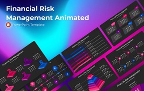 金融风险管理动画PPT幻灯片设计模板 Financial Risk Management Animated Powerpoint