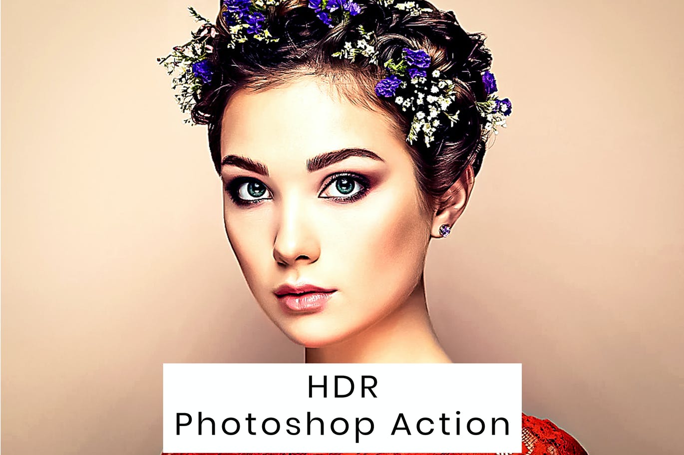 HDR锐化效果照片处理PS动作 HDR Photoshop Action 插件预设 第1张