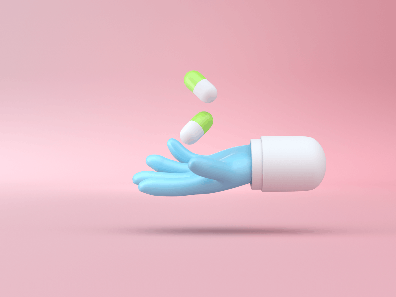 医疗手3D对象插画psd素材 Set Health Objects 设计素材 第2张