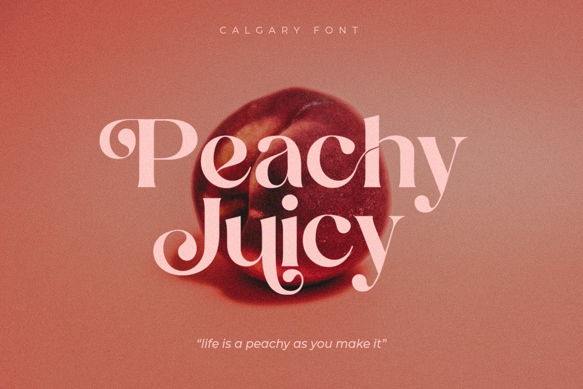 新款时尚衬线字体素材 Calgary | New Stylish Serif Font 设计素材 第10张