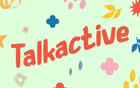 儿童项目用途无衬线字体素材 Talkactive – Kids Font