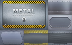 不锈钢金属纹理背景素材v3 Metal Backgrounds Col3