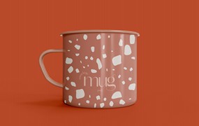 陶瓷咖啡马克杯杯身设计样机模板v1 Ceramic Mug Mockup