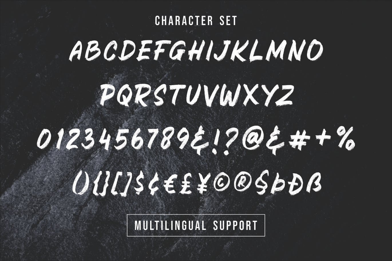 时尚设计纹理笔刷字体 Sparkle – Textured Brush Font 设计素材 第7张