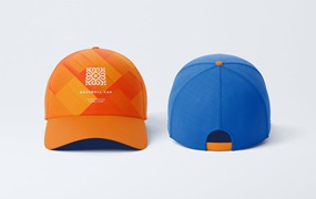 棒球帽运动品牌设计样机图模板 Baseball Cap Mockup