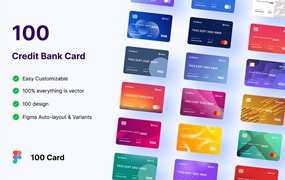 银行卡信用卡卡片设计模板套件
