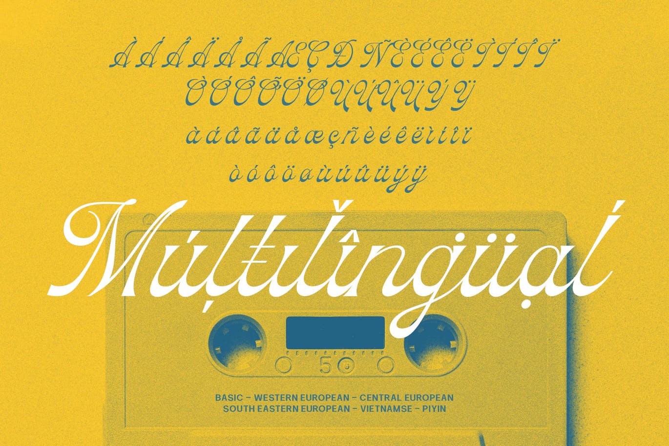 70年代风格音符字体素材 Hulahoy Typeface 设计素材 第6张