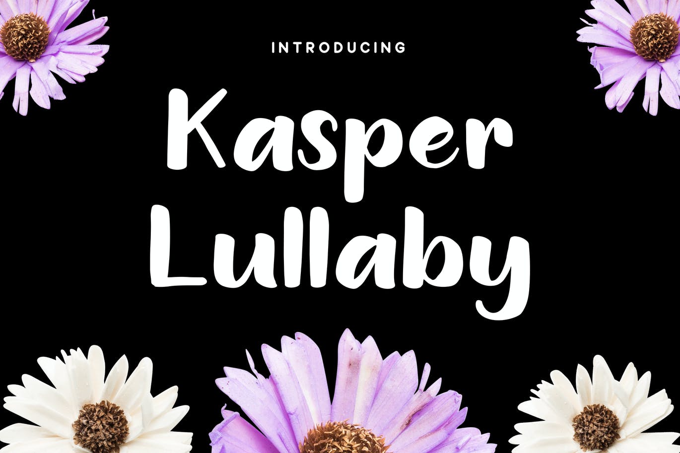 独特手写可爱字体 Kasper Lullaby – Cute Font 设计素材 第1张