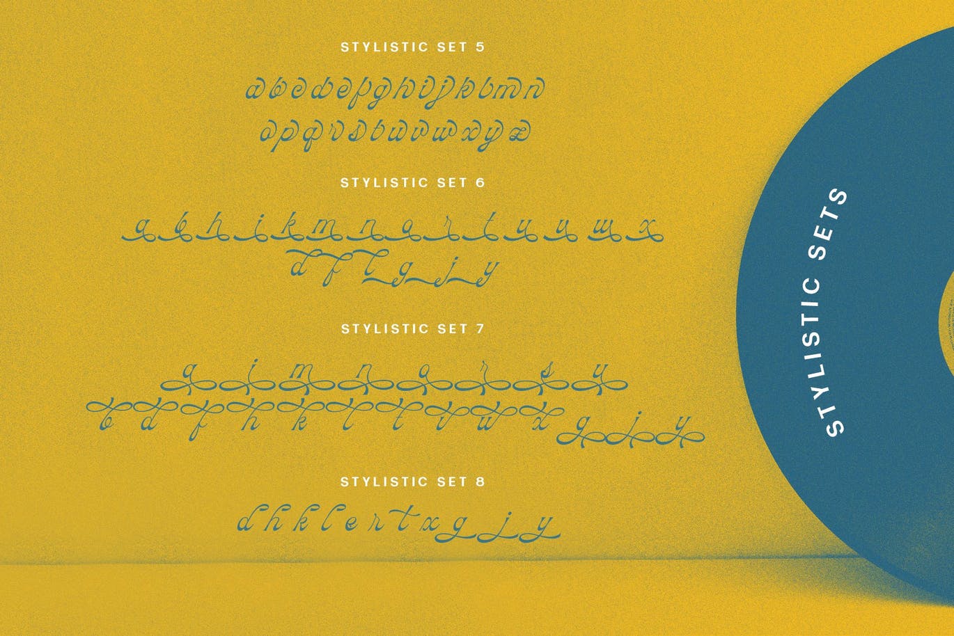 70年代风格音符字体素材 Hulahoy Typeface 设计素材 第5张