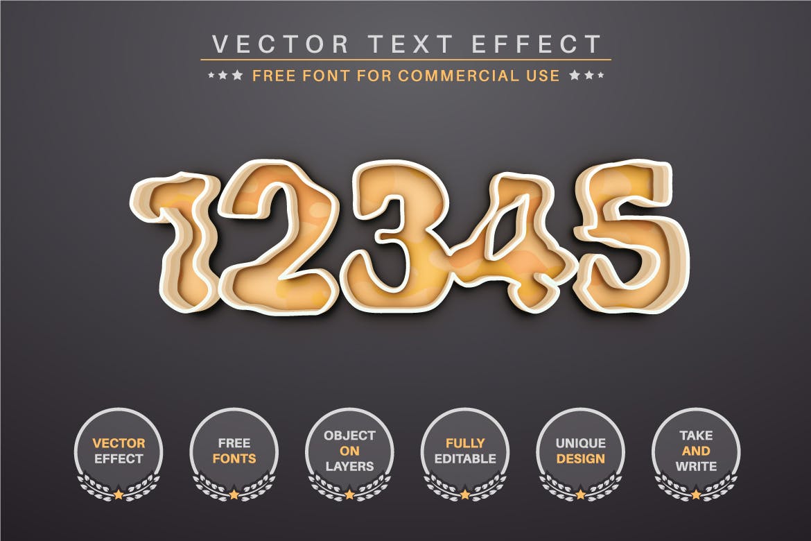 橡皮泥矢量文字效果字体样式 Plasticine – Editable Text Effect, Font Style 插件预设 第2张