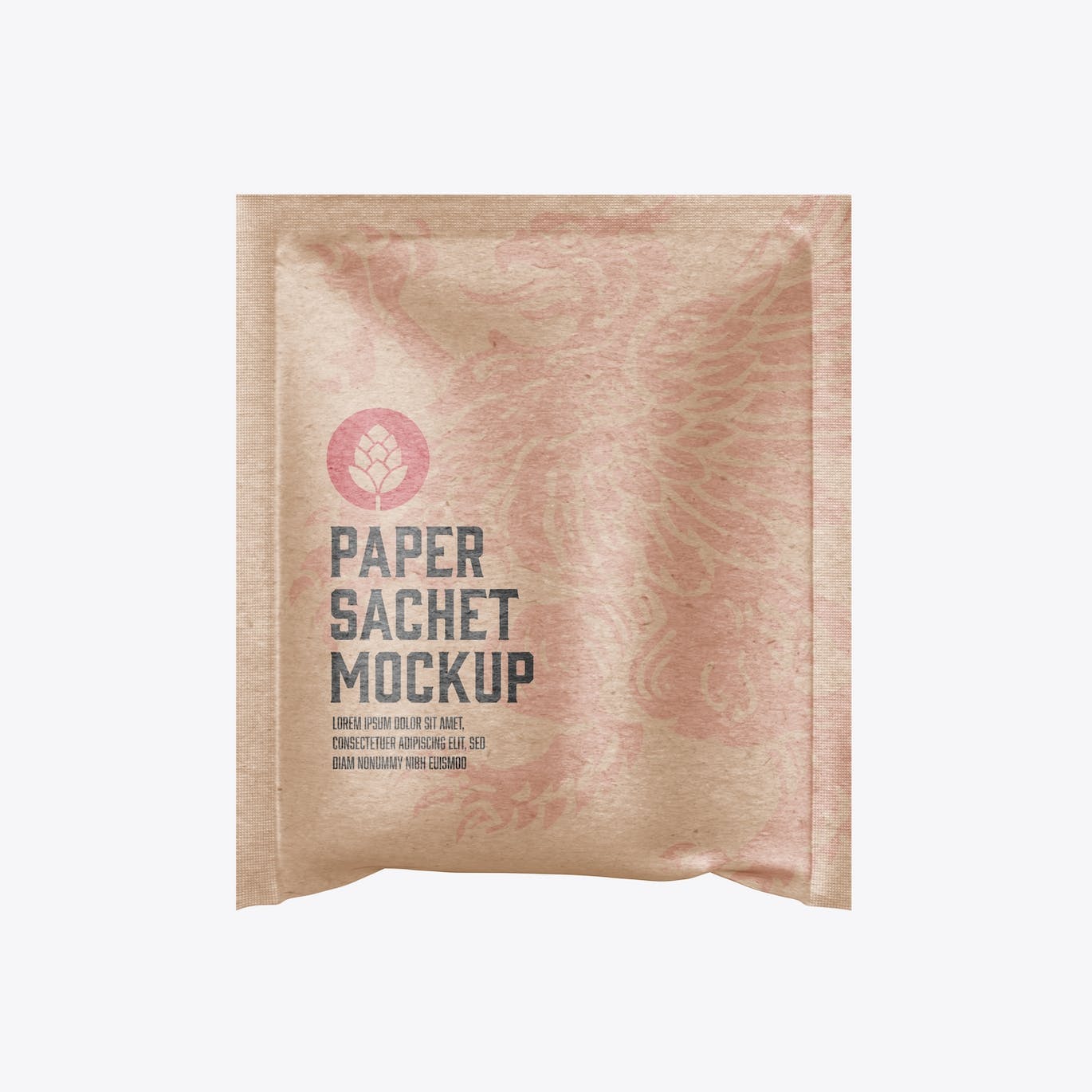 牛皮纸袋包装设计样机图 Kraft Sachet Mockup 样机素材 第6张