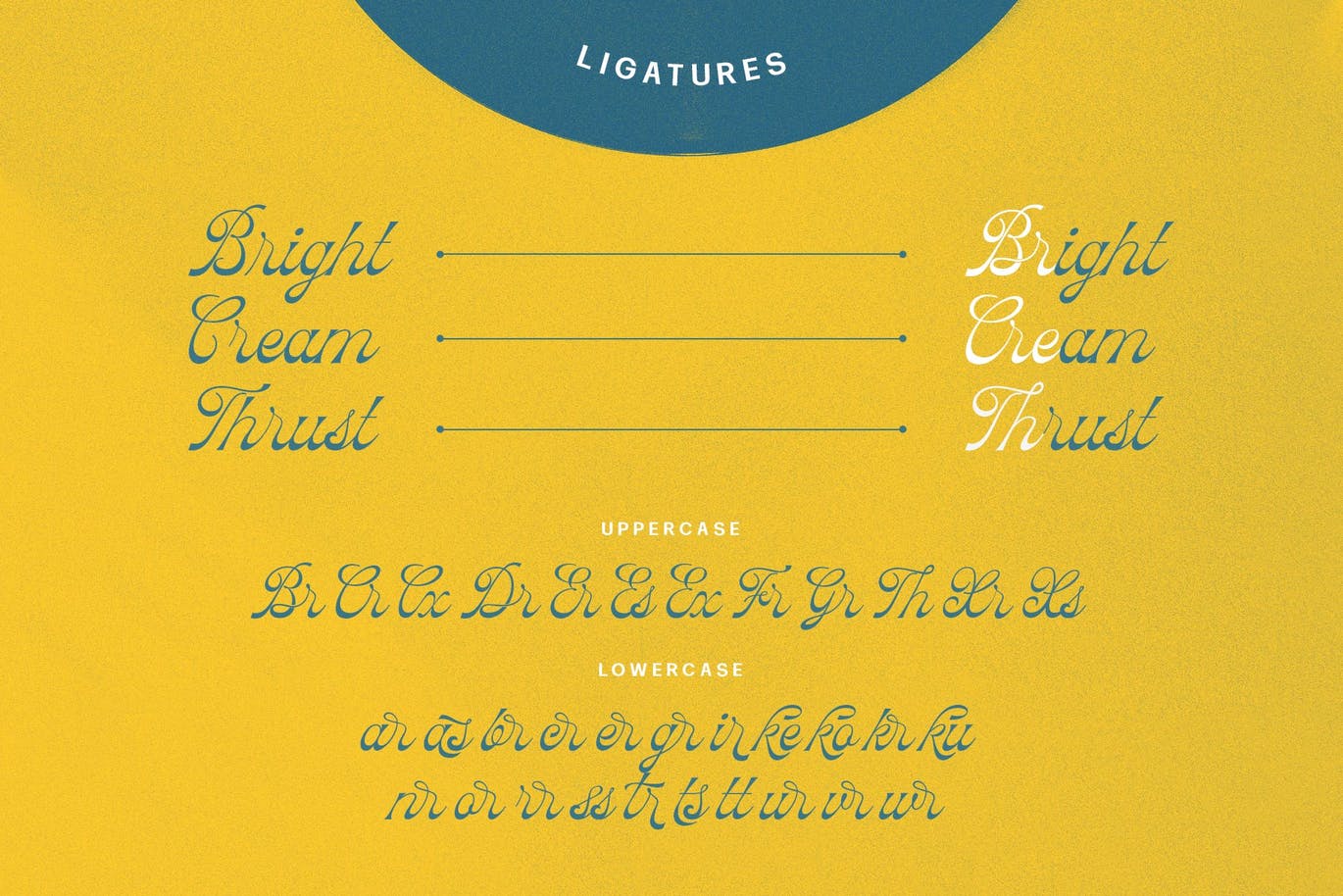 70年代风格音符字体素材 Hulahoy Typeface 设计素材 第3张