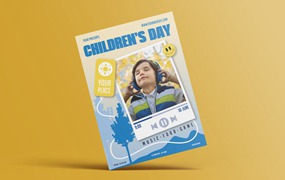 儿童节活动海报设计模板 Happy Children’s Day Flyer