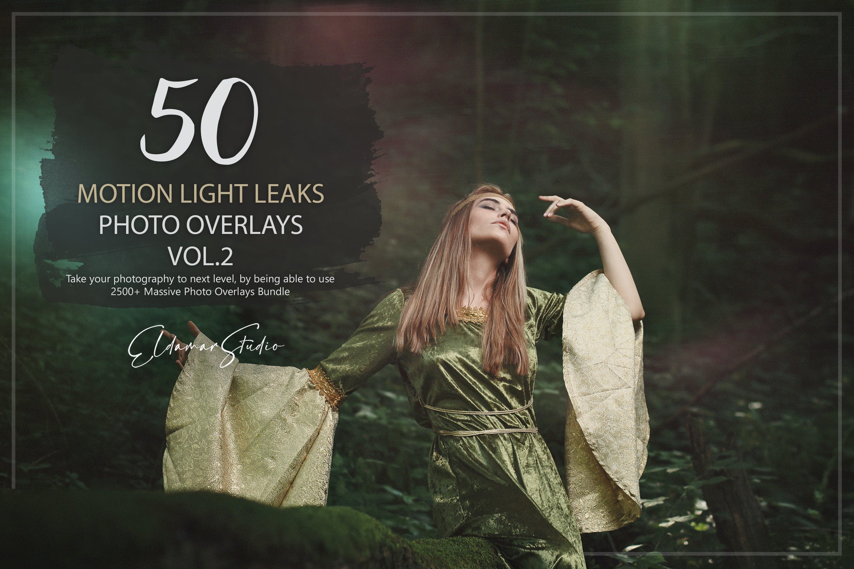 50个彩色漏光照片叠层背景素材v2 50 Motion Light Leaks Photo Overlays – Vol. 2 图片素材 第1张